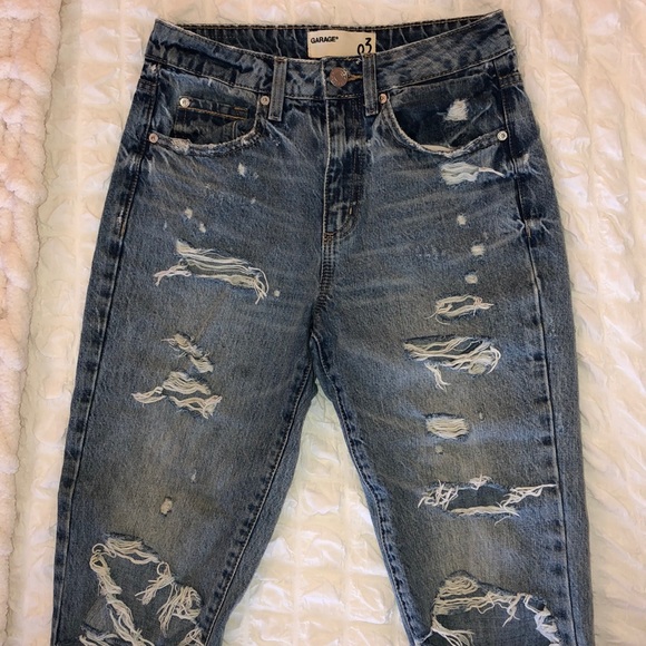 DISTRESSED BOYFRIEND JEANS - Picture 2 of 6